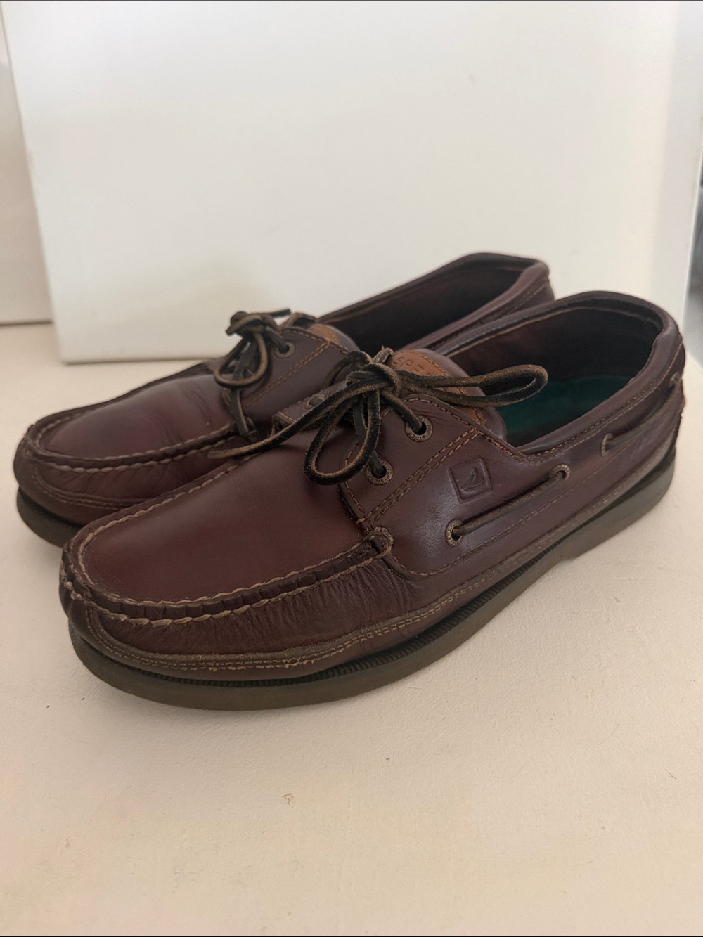Sperry’s MAKO Leather Boat Shoes size10.5 Wide